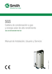 Smith SGS 50 Manual De Instalación, Usuario Y Servicio