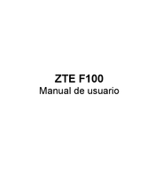 ZTE F100 Manual De Usuario