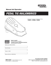 Lincoln Electric 12382 Manual Del Operador