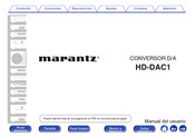 Marantz HD-DAC1 Manual Del Usuario