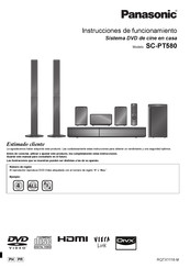 Panasonic SC-PT580 Instrucciones De Funcionamiento