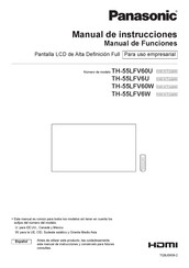 Panasonic TH-55LFV60U Manual De Instrucciones