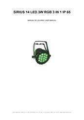 Triton Blue 14 LED 3W RGB 3 IN 1 IP 65 Manual De Usuario
