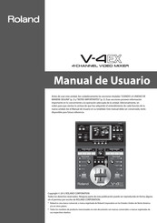 Roland V-4EX Manual De Usuario