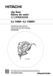 Hitachi CJ 110M Instrucciones De Manejo