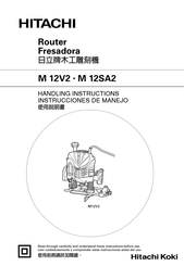 Hitachi M 12SA2 Instrucciones De Manejo