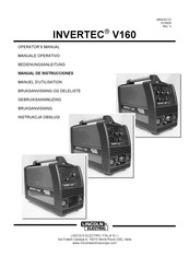 Linkoln Electric INVERTEC V160 Manual De Instrucciones