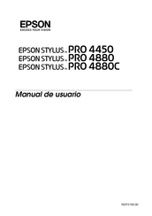 Epson Stylus PRO 4450 Manual De Usuario