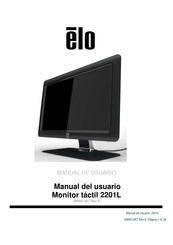 Elo Touch Solutions 2201L Manual De Usuario