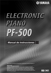 Yamaha PF-500 Manual De Instrucciones