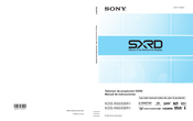 Sony KDS-R60XBR1 Manual De Instrucciones