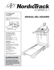 ICON Health & Fitness NordicTrack C960 i Manual Del Usuario