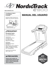 ICON IP NordicTrack C 900 Manual Del Usuario