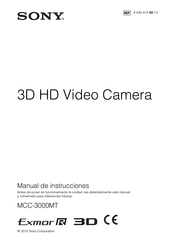 Sony MCC-3000MT Manual De Instrucciones