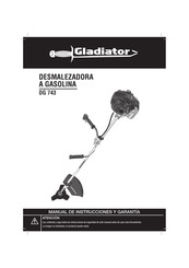 Gladiator DG 743 Manual De Instrucciones Y Garantía