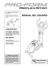 ICON IP PRO-FORM REFLEX STEP Manual Del Usuario