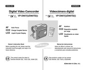 Samsung VP-D907 Manual De Instrucciones