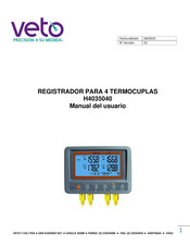 Veto H4035040 Manual Del Usuario