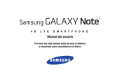 Samsung GALAXY Note Manual Del Usuario