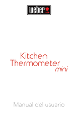 Weber Kitchen Thermometer mini Manual Del Usuario