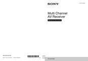 Sony STR-DA5700ES Manual De Instrucciones