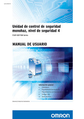 Omron F3SP-U5P-TGR Serie Manual De Usuario