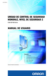 Omron F3SP-U3P-TGR Serie Manual De Usuario