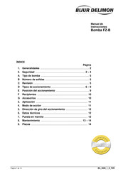 BIJUR DELIMON FZ-B Manual De Instrucciones