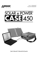 Wagan Tech Solar e Power Case 450 Manual De Usuario