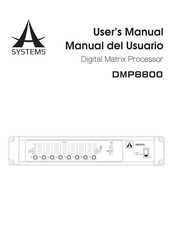 A SYSTEMS DMP8800 Manual Del Usuario