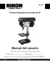 Rikon Power Tools 30-100 Manual Del Usuario