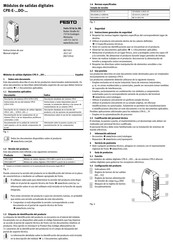 Festo CPX-E-8DO Instrucciones De Uso