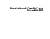 Epson PowerLite 2000 Manual Del Usuario