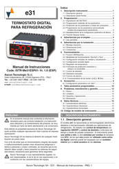 ASCON TECNOLOGIC e31 Manual De Instrucciones