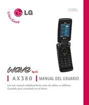 LG Wave AX380 Manual Del Usuario