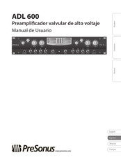 PRESONUS ADL 600 Manual De Usuario