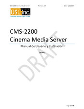 Usl CMS-2200 Manual De Usuario Y Instalacion