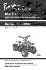 Baja motorsports BA49 Manual Del Usuario