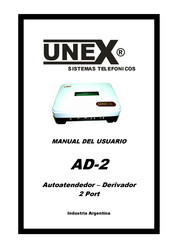 Unex AD-2 Manual Del Usuario