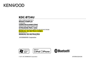 Kenwood KDC-BT34U Manual De Instrucciones