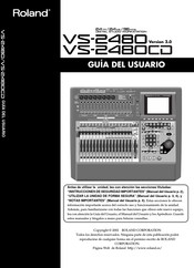 Roland VS-2480CD Guia Del Usuario