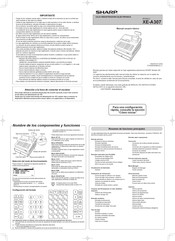 Sharp XE-A307 Manual De Instrucciones Detallado