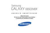 Samsung GALAXY DISCOVER Manual Del Usuario