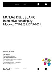 Wacom DTU-2231 Manual Del Usuario