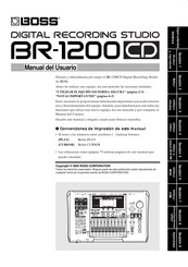 Boss BR-1200CD Manual Del Usuario