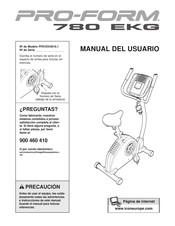 ICON Pro-Form 780 EKG Manual Del Usuario