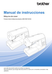 Brother 888-F00 Manual De Instrucciones