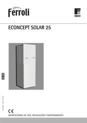 ferolli ECONCEPT SOLAR 25 Instrucciones De Uso