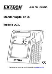 Extech Instruments CO30 Guia Del Usuario