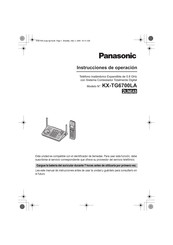 Panasonic KX-TG6700LA Instrucciones De Operación